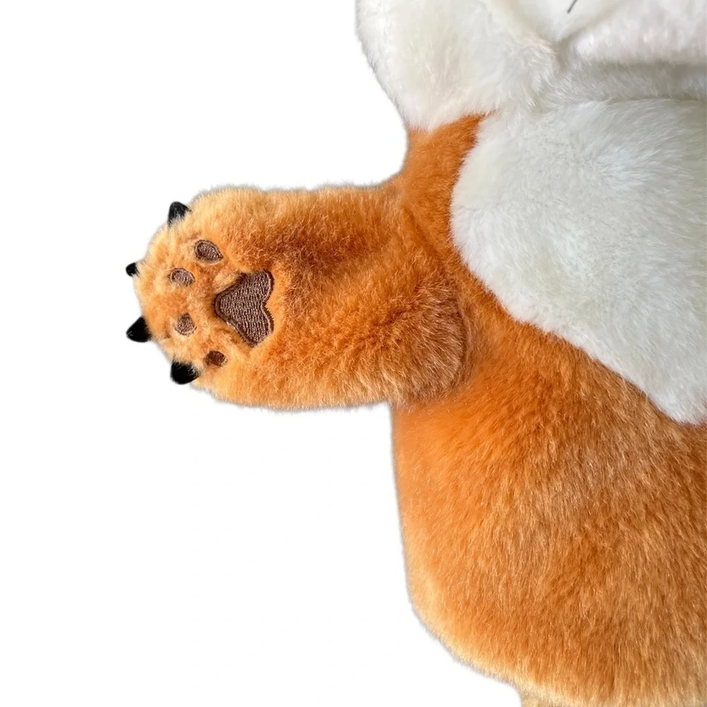 The Puppet Company Plush Fox Hand Puppet Orange and White Large